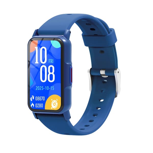 Multifunktionell Smartwatch med Hälsoövervakning och Bluetooth Musik Kontroll kompatibelt med Android och iOS Blue Blue