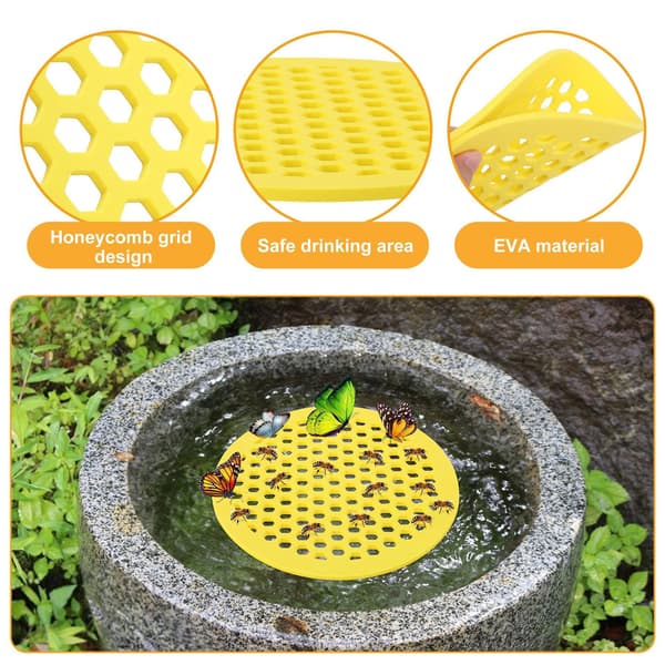 Flytande Bi-ö (5mm) Bivattenare 4-pack - Säker Vattenkälla för Pollinerare