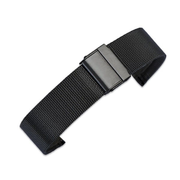 Fitbit Versa 3 / Sense armband rostfritt stål Svart