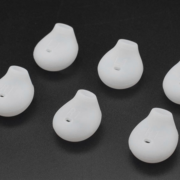In-ear Silikoni-nappikuulokkeiden kärjen suojukset Samsung Galaxy S6/S7, Note5/Note7 Valkoinen