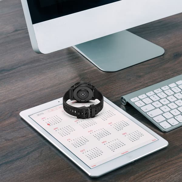 COROS Watch Silikon Tvåfärgsrem Black 22 mm Black 22 mm