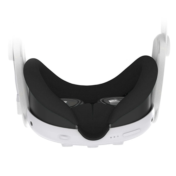 VR andningsbar ögonskyddsskyddsersättning för Meta Quest 3 Svart