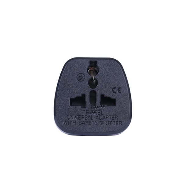Europeisk Standard Reseadapter Black Black