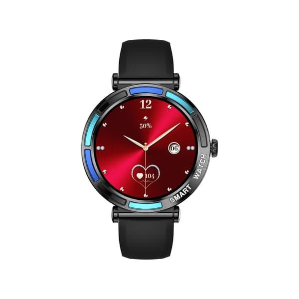 Multifunktionell Smartwatch med Bluetooth-samtal och Hälsoövervakning, kompatibelt med FitCloudPro Black Black
