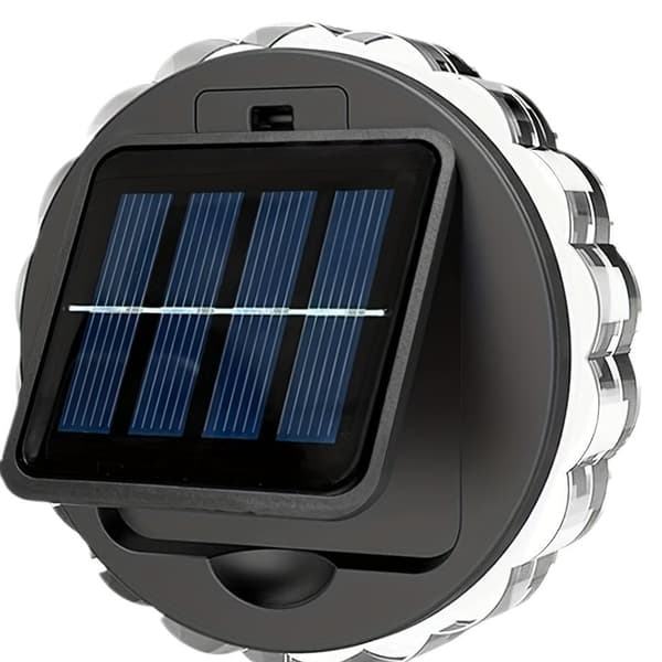 LED Petal Solcellsvägglampor Varmvit (4-pack) - Utomhus Trädgårdsinredning