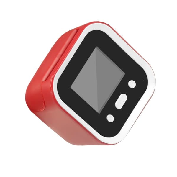 AI-stemme-termisk printer med 203 dpi, 2,4 inch skærm, Android og iOS samt bærbart lommedesign Red Red