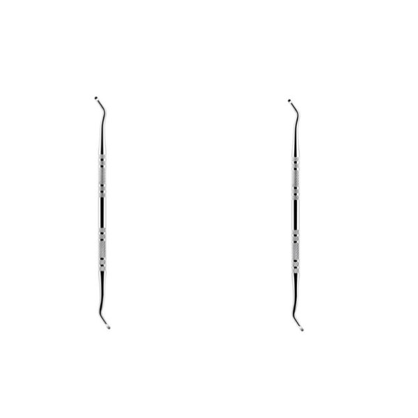 Professionell Curette- Vinklad-Nagelrengöring-Double Ended