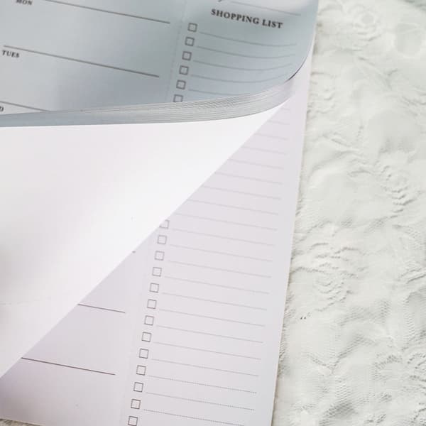 Magnetisk notesblok - PZ021 Minimalistisk kostplan