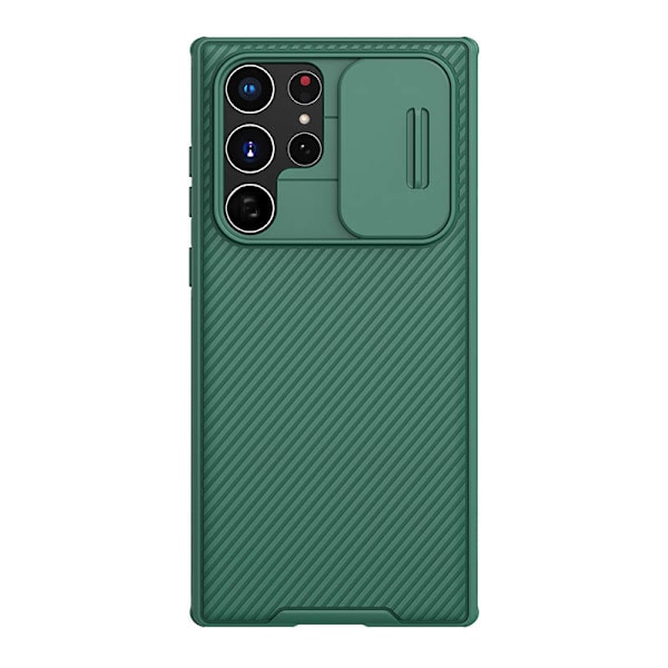 Nillkin CamShield Pro cover til Samsung Galaxy S22 Ultra (dyb grøn)