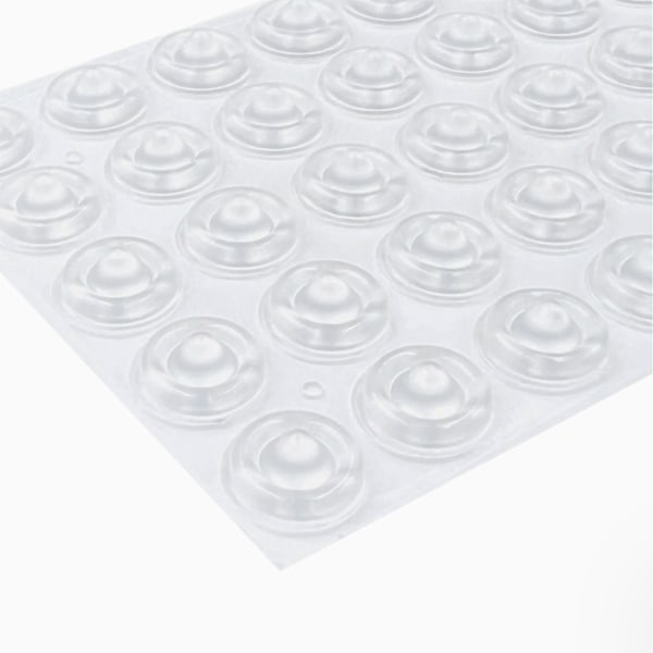 Självhäftande dörrstopp Skyddskuddar 100-pack