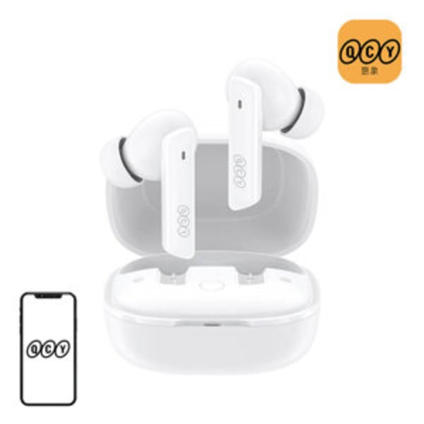 Hörlurar TWS QCY HT05, ANC (vit)