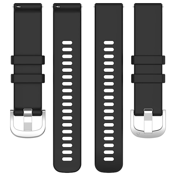 Silikone urrem til Huawei Watch GT5 - 22 mm Sort 20 mm