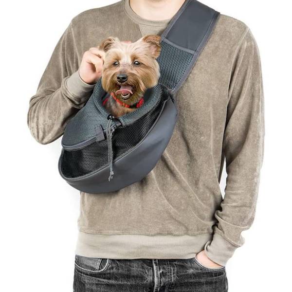 Bærbar Pet Travel Skuldertaske L