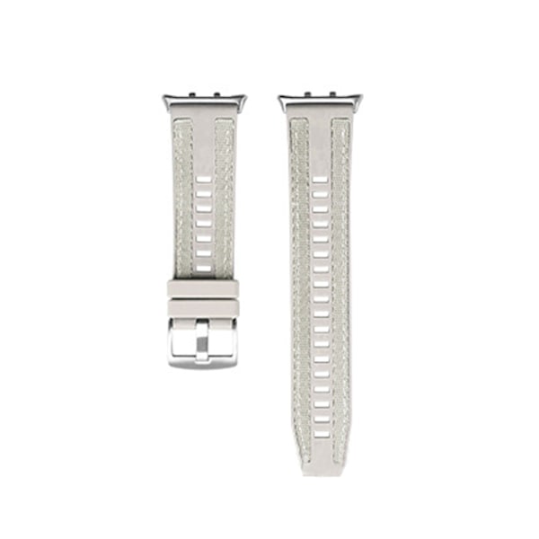 Vävd silikonklockarmband för Honor Watch 5 Beige