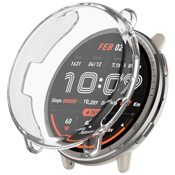 Elektropläterat TPU-fodral för Huami Amazfit Active2 Transparent