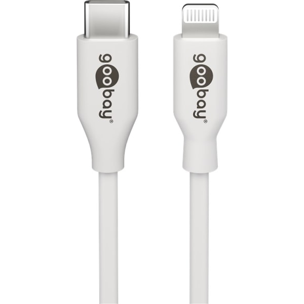 Lightning till USB-C™ laddnings- och synkroniseringskabel, 1 m, vit
