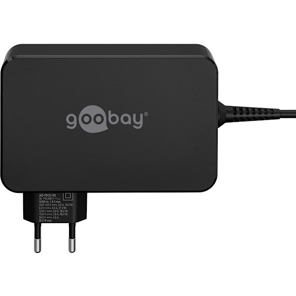 USB-C™-laddare för laptops (90 W) svart