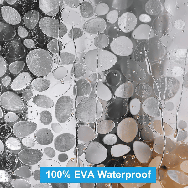 PVC Duschdraperi med Prickig Design XXL XXL