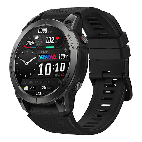 Smartwatch Zeblaze Stratos 3 (svart)