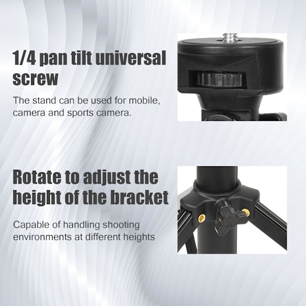 INF Mobilstativ / kamerastativ selfiepinne tripod (45-160 cm)