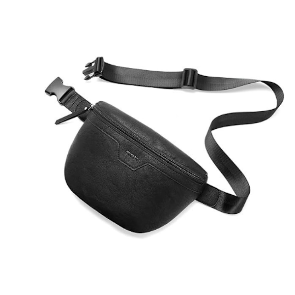 Crossbody-taske med justerbar rem Sort