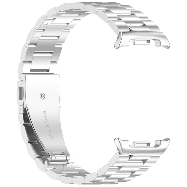 Elegant urrem i rustfrit stål til Galaxy Watch 8-serien Silver Silver