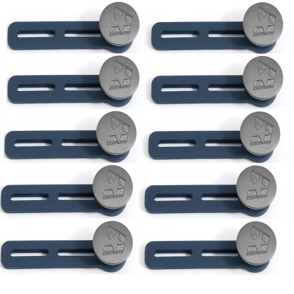 Dubbla Lager Expanderbara Midjeknappar, 10-pack Koppar
