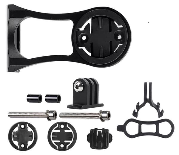 Pyörätietokoneen teline Black Garmin/Bryton Black