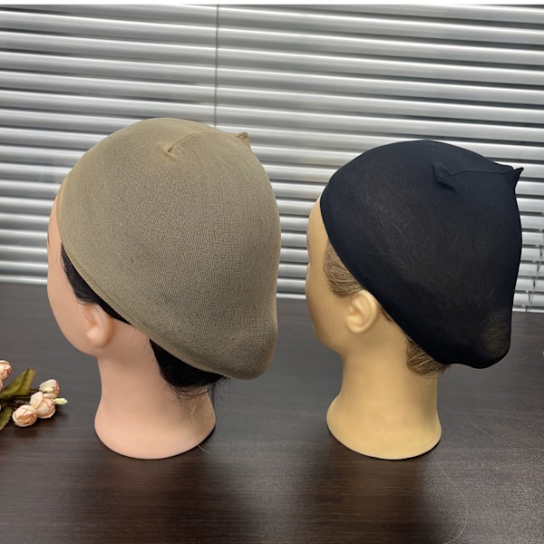 Peruukkipidikkeet naisille, 4 kpl Beige