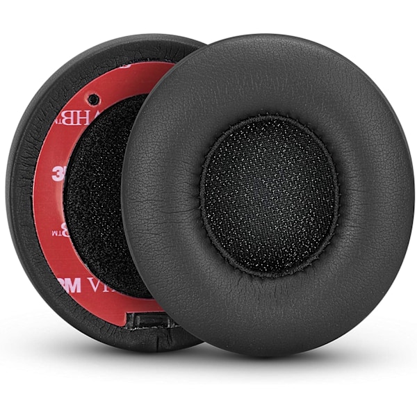 INF Ørepuder til Beats Solo 2/3 PU læder 1 par Sort