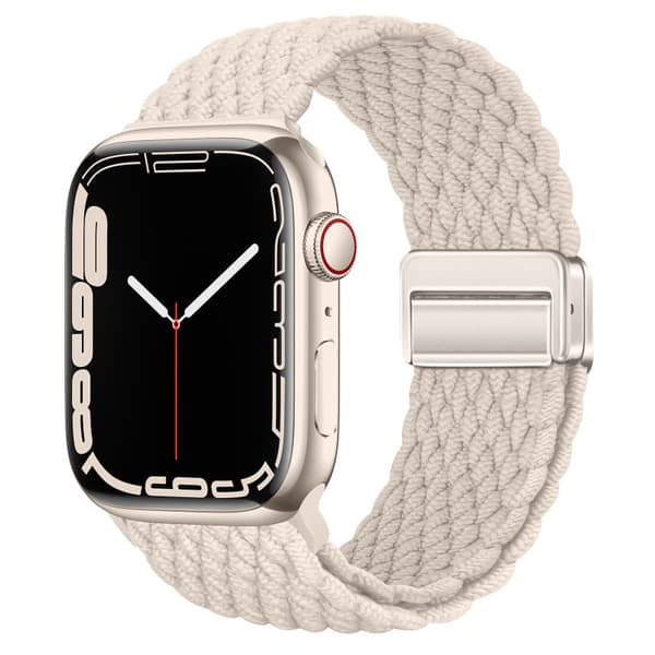 Starlight Nylon urrem til Apple Watch Beige S Beige S