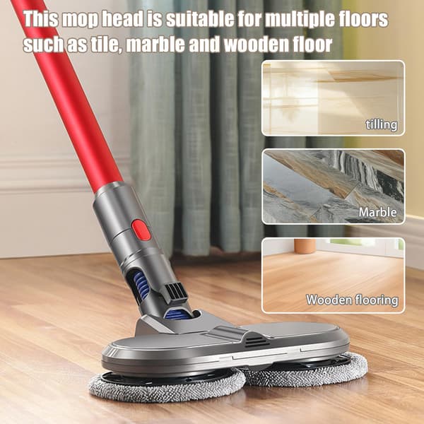 Moppmunstycke med 6 st moppdynor för Dyson V11/V10/V15/V8/V7