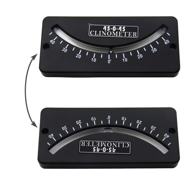 Mini vinkelmåler Inclinometer, 45-0-45 grader vinkelmåler