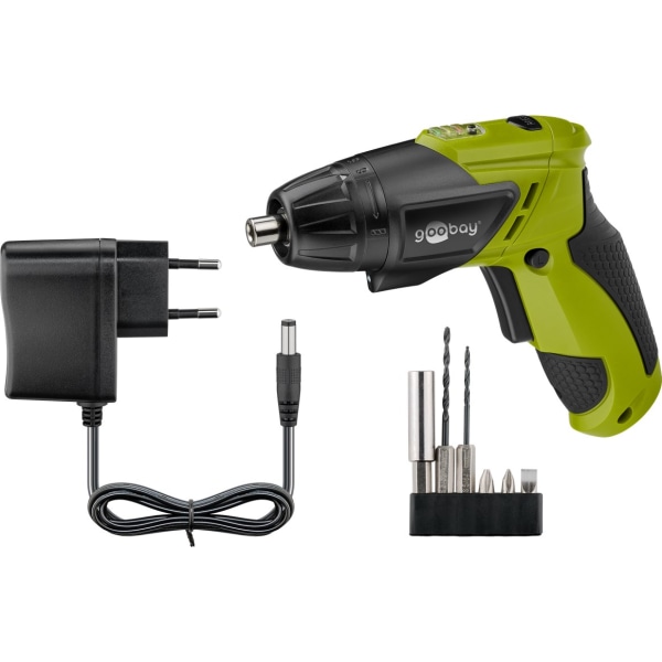 Mini batteridriven skruvdragare 3,6 V med LED-ljus