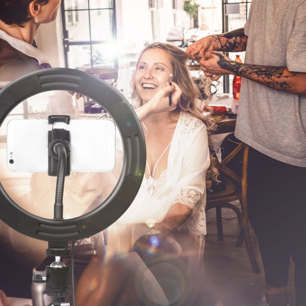 LogiLink Ring light för smartphone Ø20 cm utan stativ