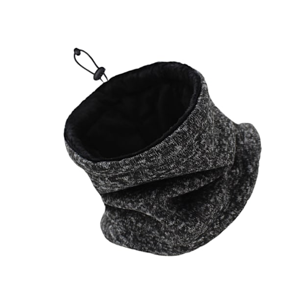 Lämmin ja tuulenpitävä fleece-kauluri - Täydellinen pyöräilyyn ja juoksuun Harmaa