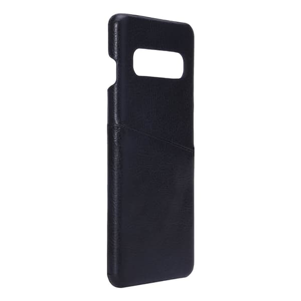 Mobilcover med Kortrum Samsung S10 Sort