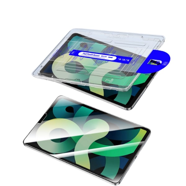 Lättinstallerat skärmskydd i härdat glas för iPad 10:e generationen 10,9 tum