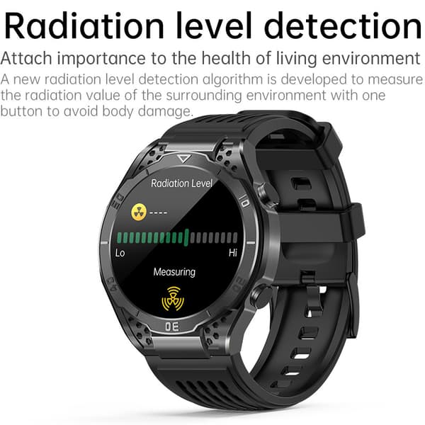 Smartwatch: EKG, Bluetooth-opkald og musik - Sølv