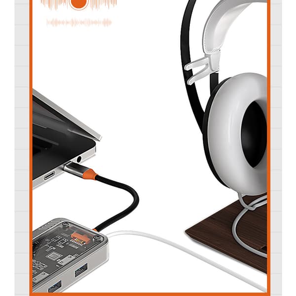 Dockingstation: Kompakt og kraftfuld USB-hub