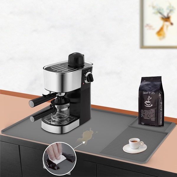 Silikonemåtte til kaffemaskine Grå