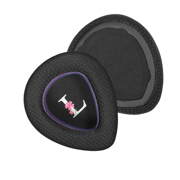 Udskiftningsørekopper kompatible med ASUS ROG Prism II & ROG Delta II Gaming Headset - Sort Lilla Mesh