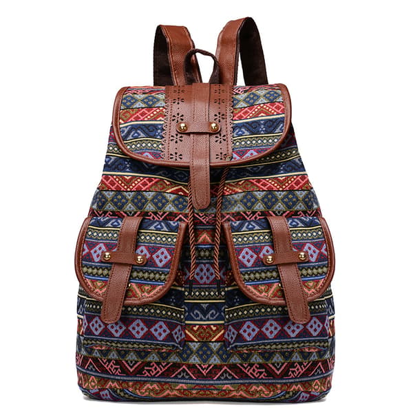 Boheemin tyylinen reppu Multicolor1 Multicolor1