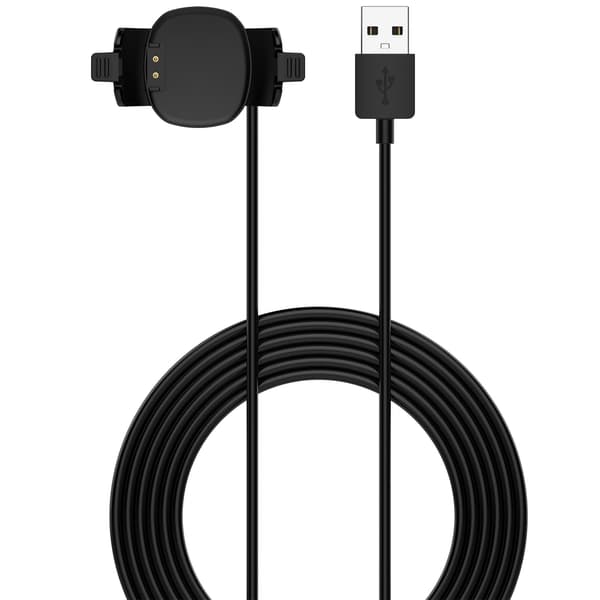 Musta USB-A-latauskaapeli Disney-MagicBand Plus ja MagicBand+ -laitteille – 100 cm:n pituus