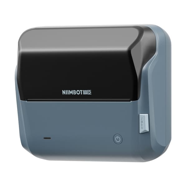 Niimbot B4 etiketprinter – bærbar termisk etiketprinter til lager, butik og logistik, 104 mm printbredde, Bluetooth, 2000 mAh batteri