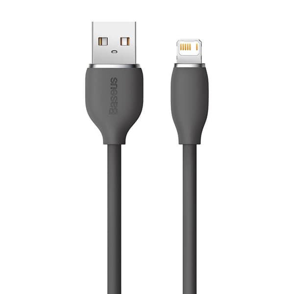 Baseus Jelly kabel USB till Lightning, 2,4A, 1,2m (svart)