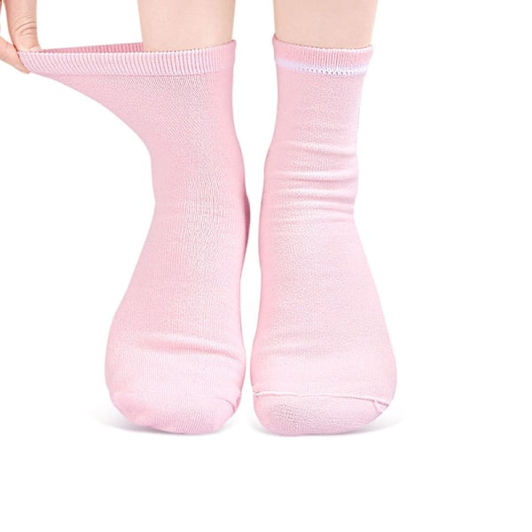 042 Silikonhälgel ankelstrumpor Rosa