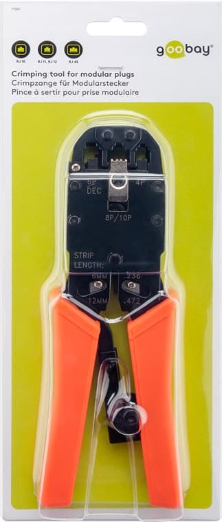 Crimptång för modularkontakter, kompakt version