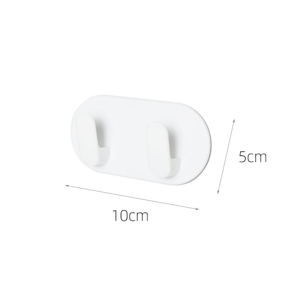 Magnetiska krokar, 2-pack - starkt lim, ingen borrning