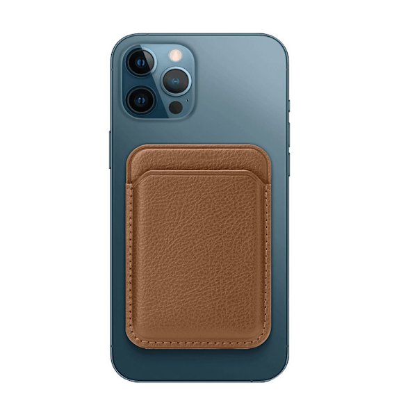 Magnetisk kortholder til iPhone Brun